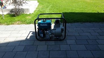 Makita Benzin Schmutzwasserpumpe   Fördermenge 60.000 Liter pro Stunde